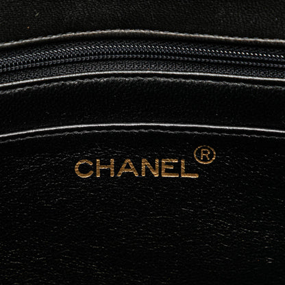Chanel Medium CC Quilted Lambskin Border Single Flap