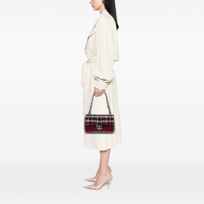 Chanel Medium CC Tweed Multi Print Double Flap