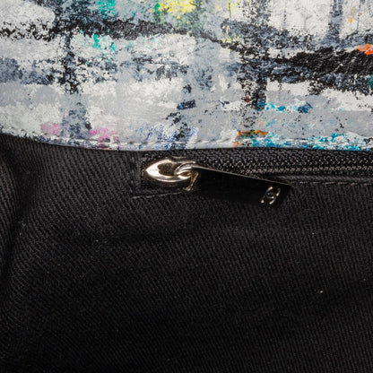 Chanel Medium Calfskin Hand Painted Graffiti Flap