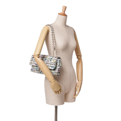 Chanel Medium Calfskin Hand Painted Graffiti Flap