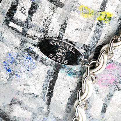 Chanel Medium Calfskin Hand Painted Graffiti Flap