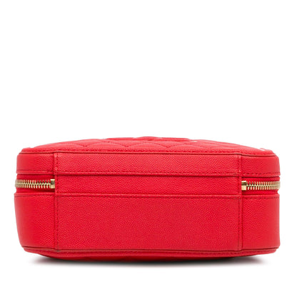 Chanel Medium Caviar CC Filigree Vanity Case (SHG-pbf0T7)