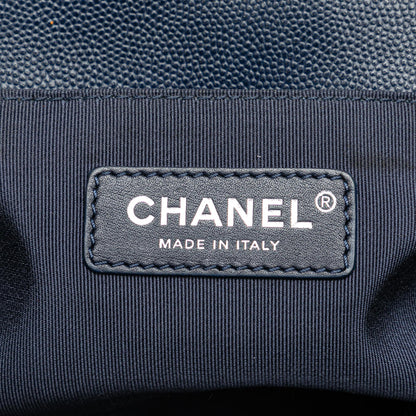 Chanel Medium Chevron Caviar Boy Flap