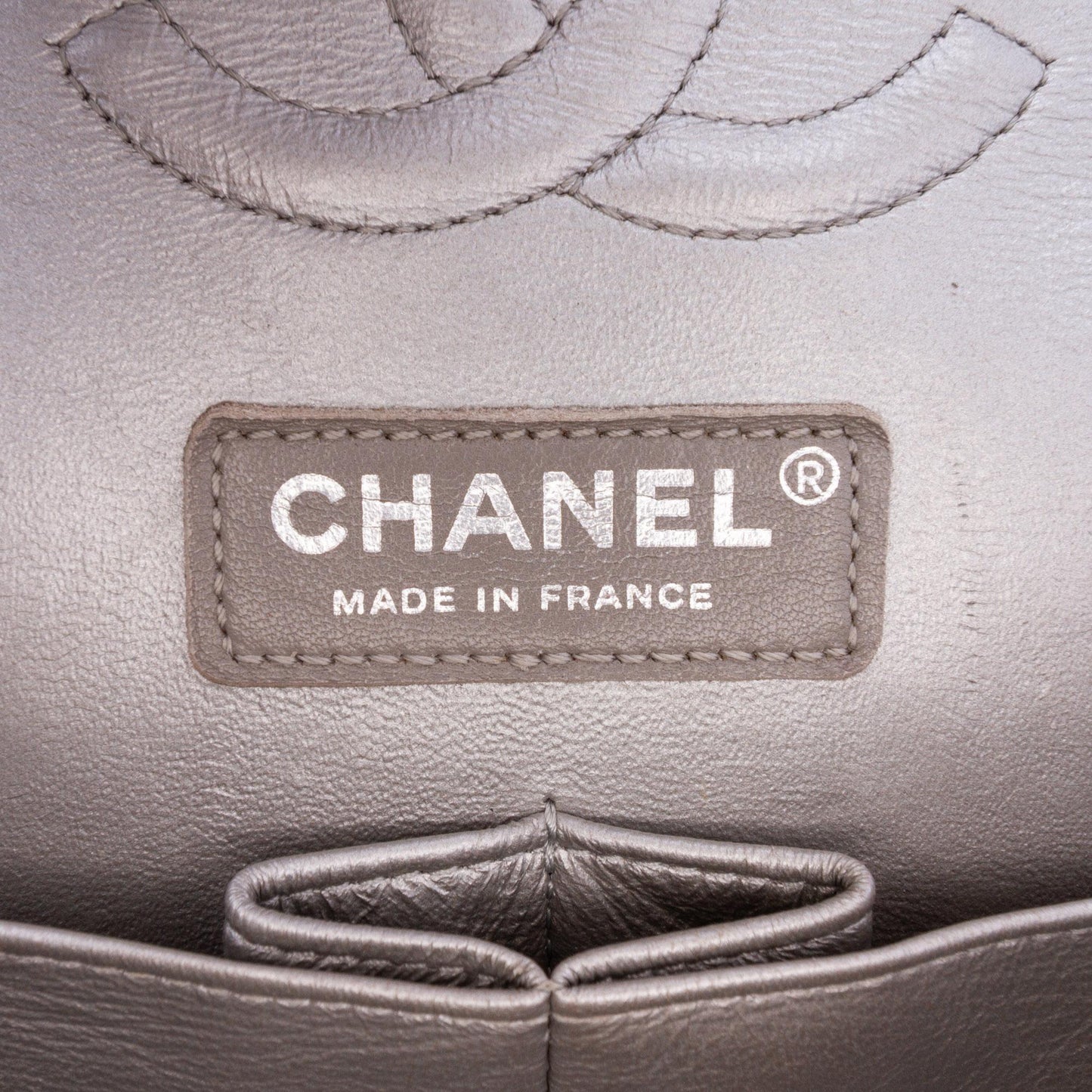 Chanel Medium Classic Chevron Caviar Double Flap