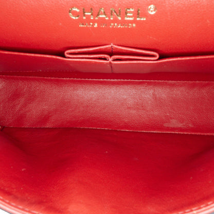 Chanel Medium Classic Chevron Lambskin Double Flap