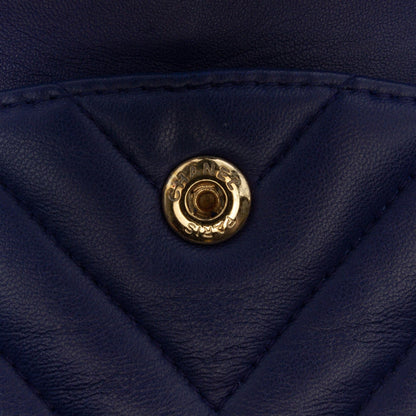 Chanel Medium Classic Chevron Lambskin Double Flap