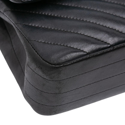 Chanel Medium Classic Chevron Lambskin Double Flap