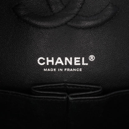 Chanel Medium Classic Chevron Patent Double Flap
