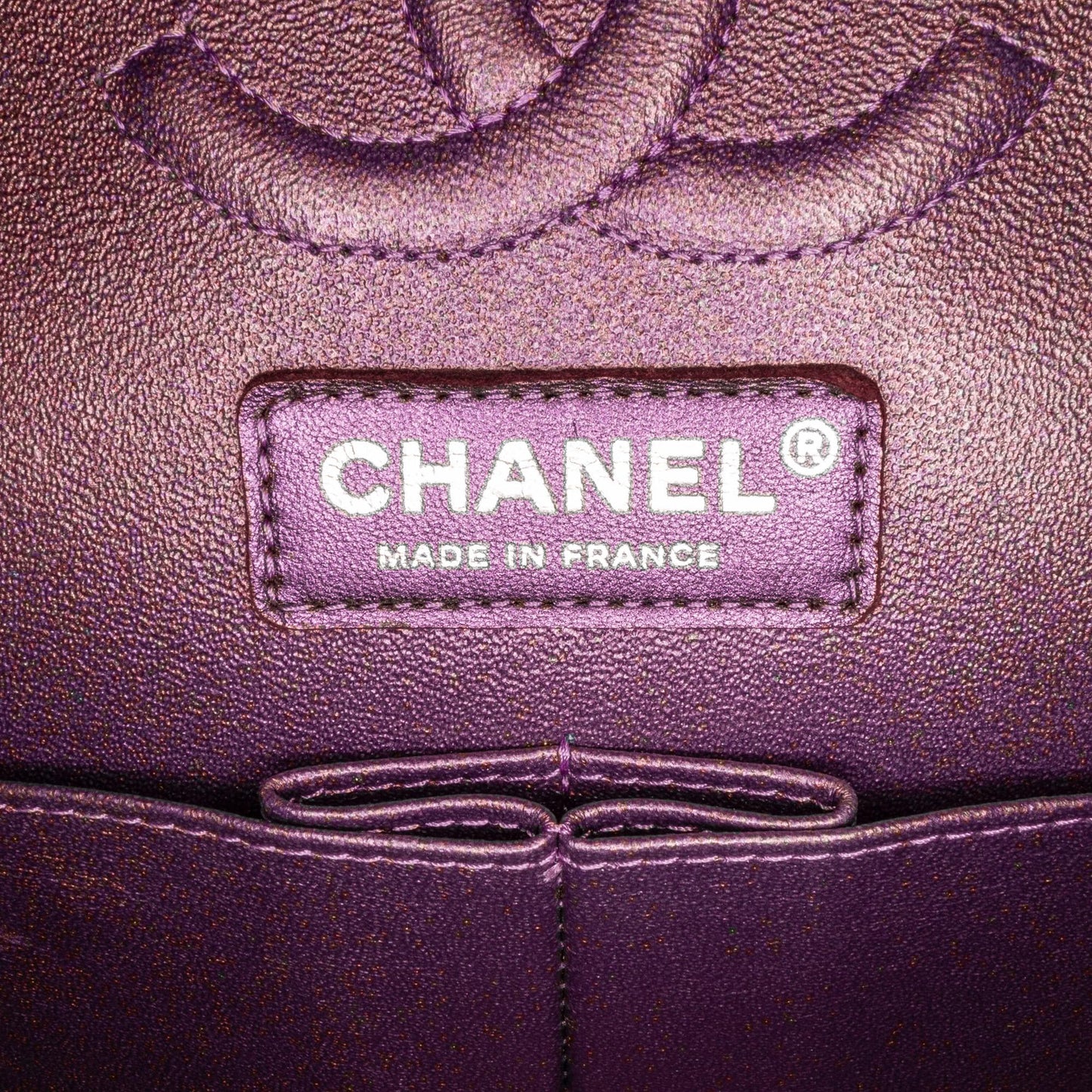 Chanel Medium Classic Iridescent Lambskin Double Flap (SHG-66SdYg)