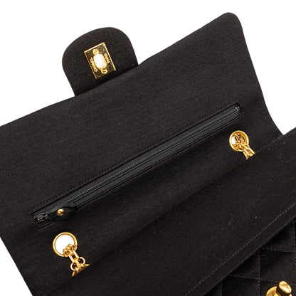 Chanel Medium Classic Jersey Bijoux Chain Double Flap