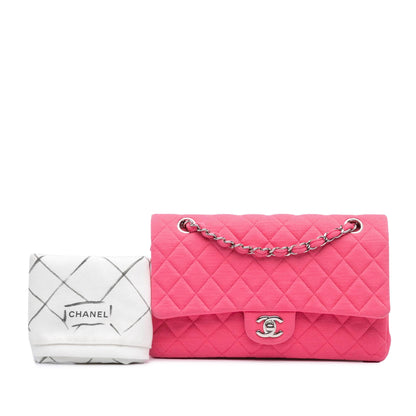 Chanel Medium Classic Jersey Double Flap