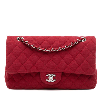 Chanel Medium Classic Jersey Double Flap
