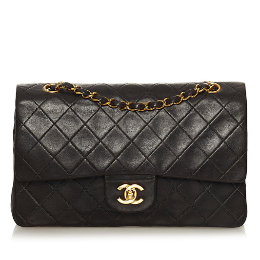 Chanel Medium Classic Lambskin Double Flap (SHG-37063)