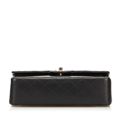 Chanel Medium Classic Lambskin Double Flap (SHG-47THwS)