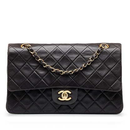 Chanel Medium Classic Lambskin Double Flap (SHG-hLYG9a)