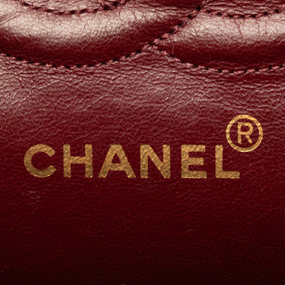 Chanel Medium Classic Lambskin Double Flap (SHG-98UYIH)