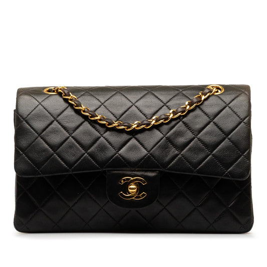 Chanel Medium Classic Lambskin Double Flap (SHG-IHTqBT)