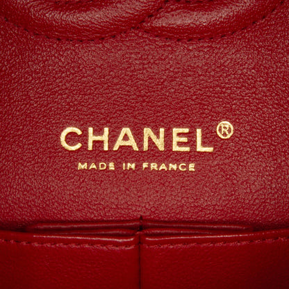 Chanel Medium Classic Lambskin Double Flap (SHG-gYfL1h)