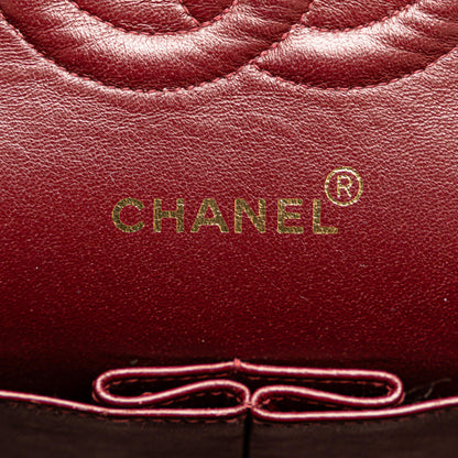 Chanel Medium Classic Lambskin Double Flap (SHG-U6XslK)
