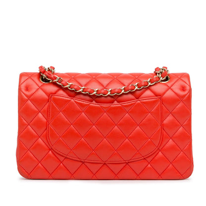 Chanel Medium Classic Lambskin Double Flap (SHG-UVtye4)