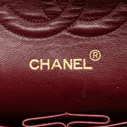 Chanel Medium Classic Lambskin Double Flap (SHG-f8WIdR)