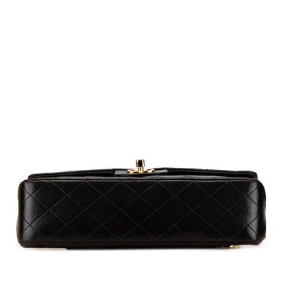 Chanel Medium Classic Lambskin Double Flap (SHG-EItNre)