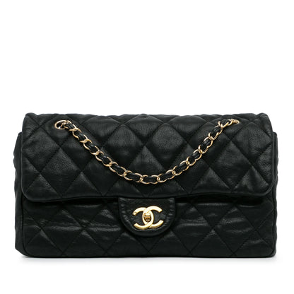 Chanel Medium Classic Lambskin Single Flap (SHG-OBN1xh)