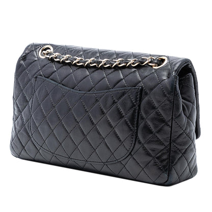 Chanel Medium Classic Lambskin Valentines Heart Charms Single Flap