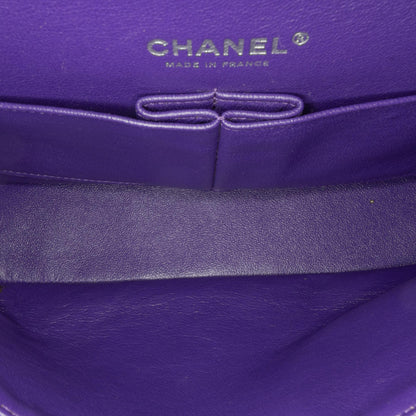 Chanel Medium Classic Patent Double Flap (SHG-pGzzwl)