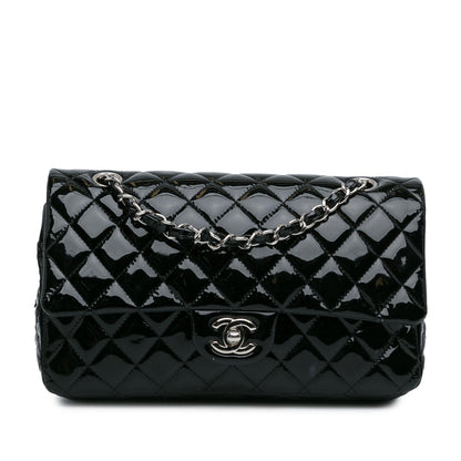 Chanel Medium Classic Patent Double Flap (SHG-RxvttZ)