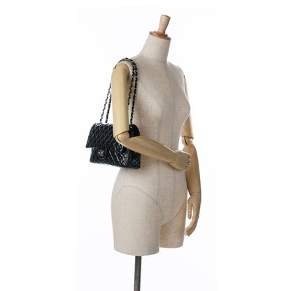 Chanel Medium Classic Patent Double Flap (SHG-60TH8D)