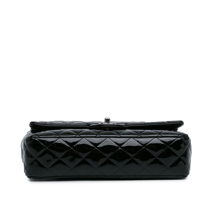 Chanel Medium Classic Patent Double Flap (SHG-BrQGTp)