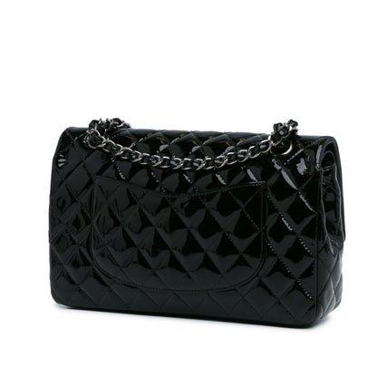 Chanel Medium Classic Patent Double Flap (SHG-BrQGTp)