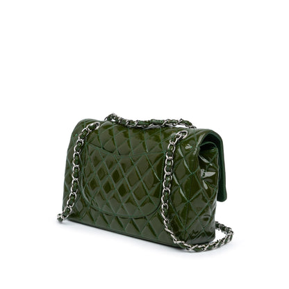 Chanel Medium Classic Patent Double Flap