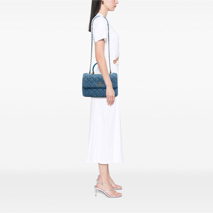 Chanel Medium Denim Trendy CC Top Handle Bag