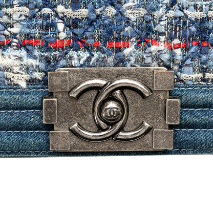 Chanel Medium Denim and Tweed Boy Bag