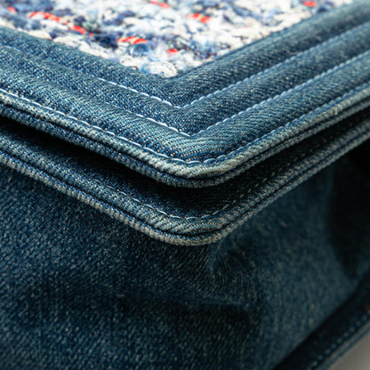 Chanel Medium Denim and Tweed Boy Bag