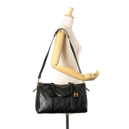 Chanel Medium Diamond Stitch Lambskin Satchel