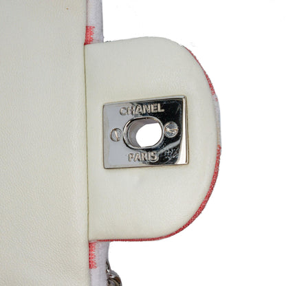 Chanel Medium Jersey Grid Single Flap