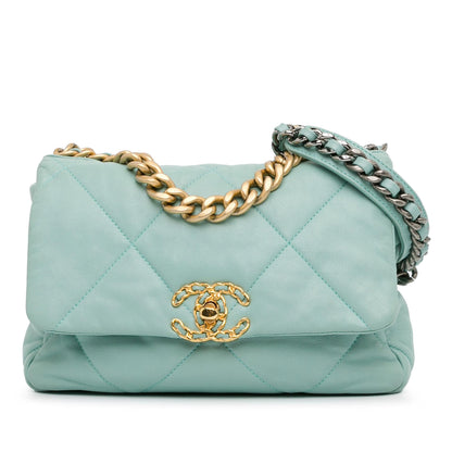 Chanel Medium Lambskin 19 Flap (SHG-MRfv5Z)