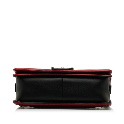 Chanel Medium Lambskin Boy Bicolor Flap Bag (SHG-rAk6LZ)