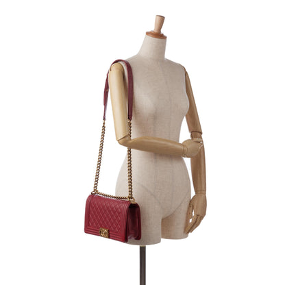Chanel Medium Lambskin Boy Flap Bag (SHG-8UJu8C)