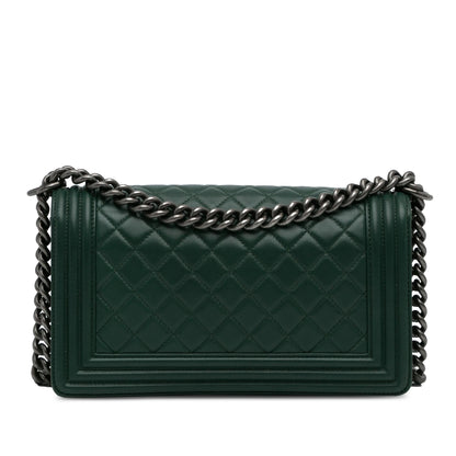 Chanel Medium Lambskin Boy Flap Bag (SHG-6P7DVs)