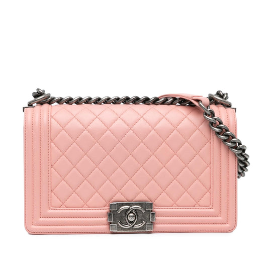 Chanel Medium Lambskin Boy Flap (SHG-eHjD9I)