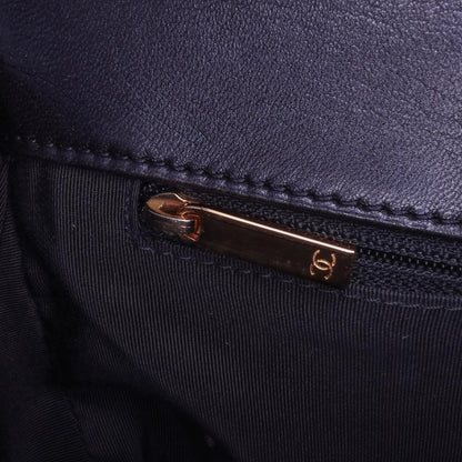 Chanel Medium Lambskin Embossed Cube Boy Flap