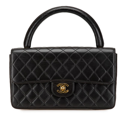 Chanel Medium Lambskin Kelly Parent Top Handle Bag