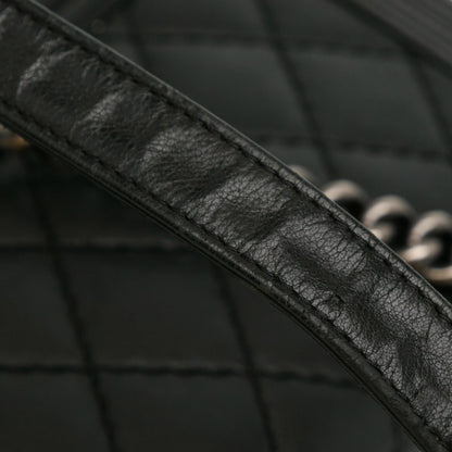 Chanel Medium Lambskin Stitch It Boy Flap (SHG-QrNhc7)