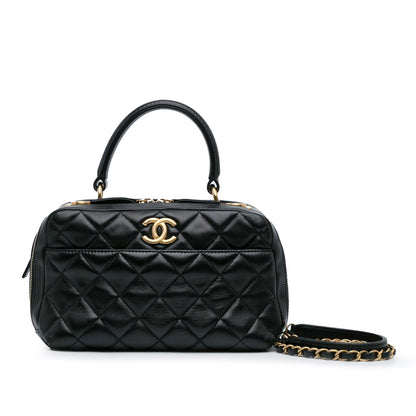 Chanel Medium Lambskin Trendy CC Bowling Bag (SHG-JDAaY3)