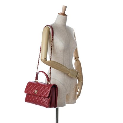 Chanel Medium Lambskin Trendy CC Top Handle Bag (SHG-NiklUD)