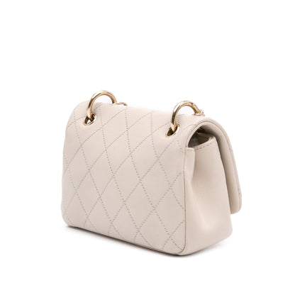 Chanel Medium Lambskin Twist Chain Enamel CC Flap